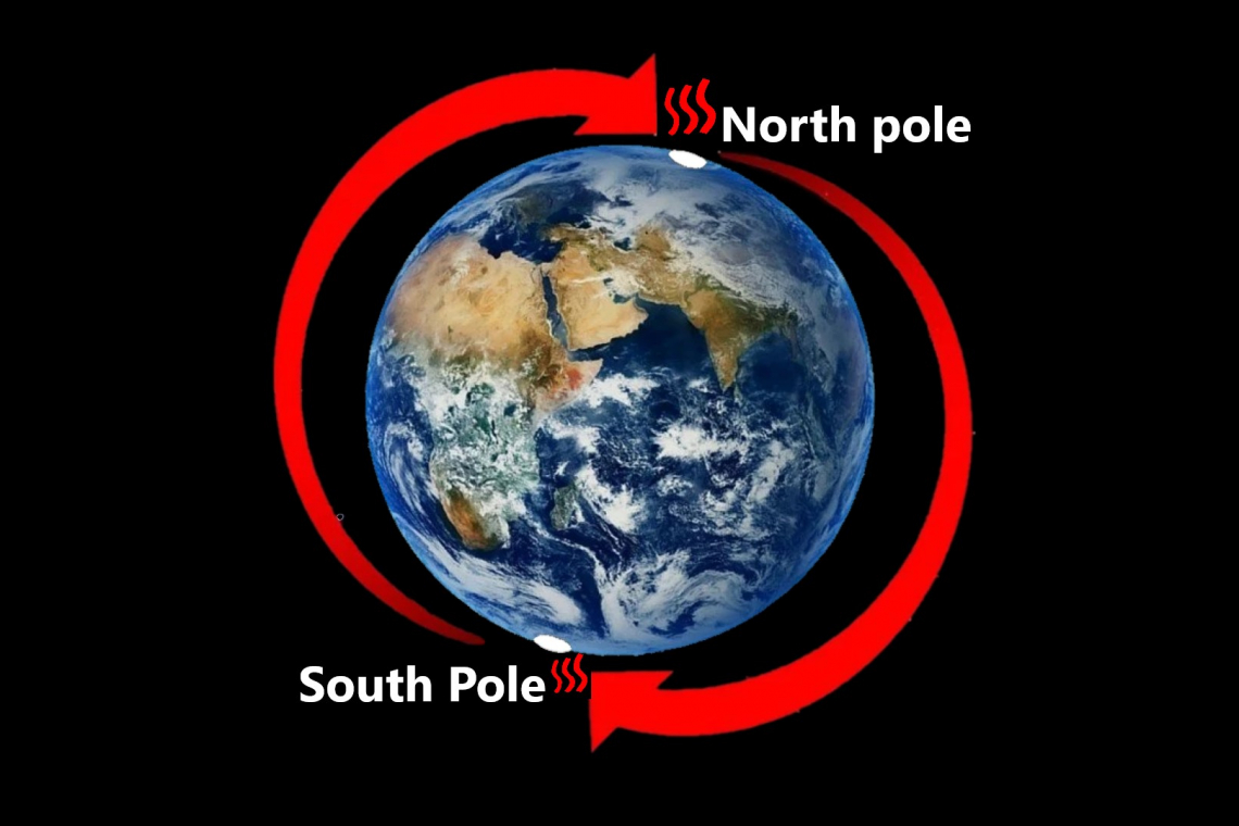 Record Shattering Heat Anomaly at the Earth's Poles